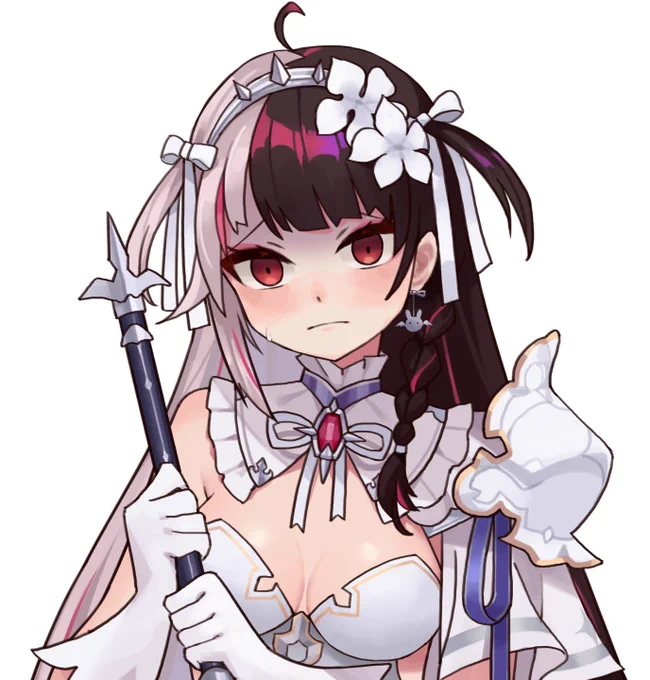 3.0との組み合わせ最高か#れなの鳥っくあーと #夜見れな新衣装 