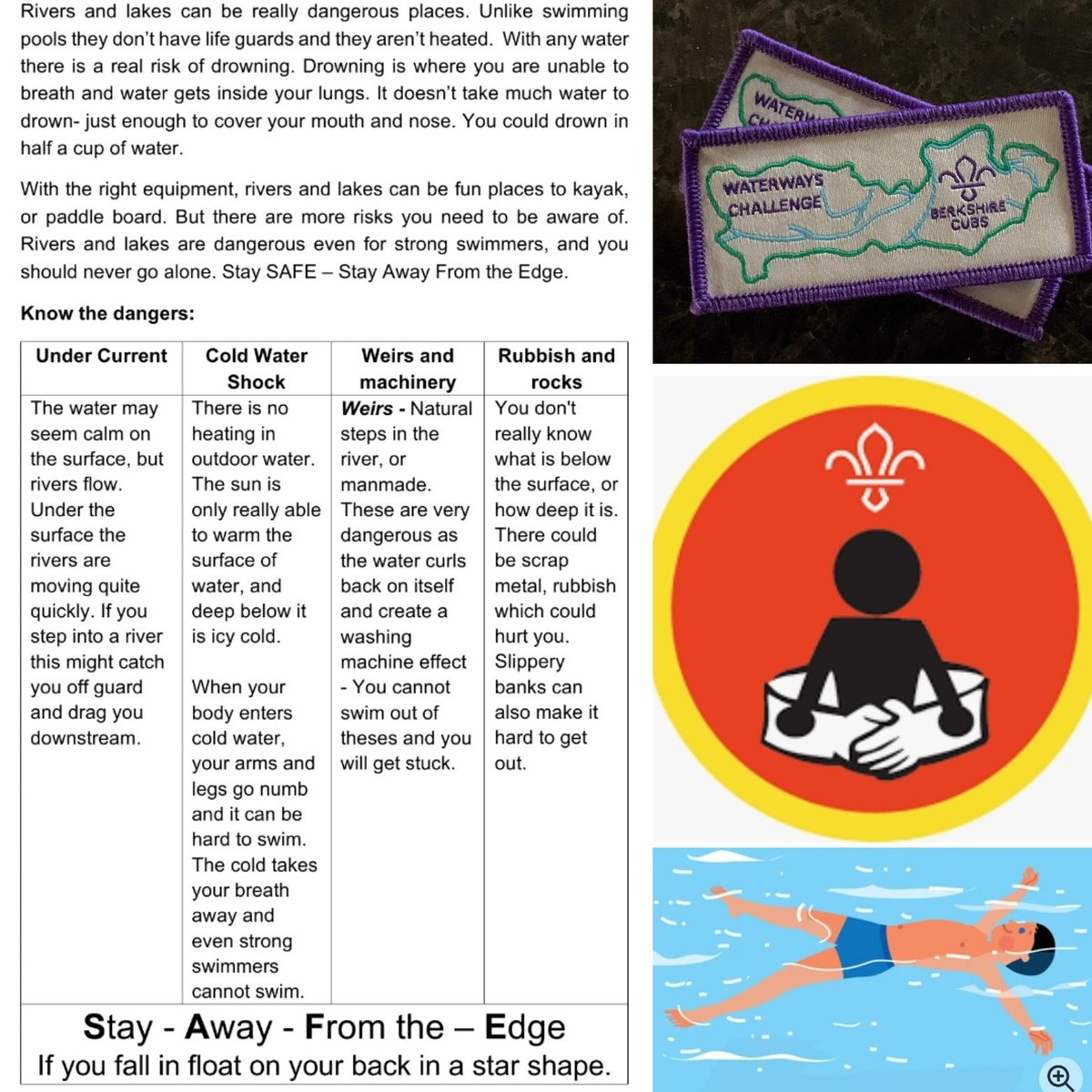 Cubs this week have completed their #PersonalSaftey badge - We looked at #Watersafety, #Railwaysaftey and keeping safe online. <a href="/19thMaidenhead/">19thMaidenheadScouts</a>