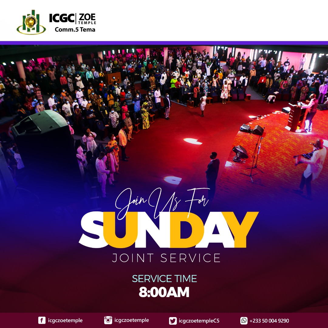 Awurabapreba's tweet photo. Please join us for Service tomorrow morning @ ICGC ZOE TEMPLE, GOD bless you, Amen!
#WeAreICGC
#ZoeSundayService
#PleaseDontMissOut https://t.co/lmakOBvu3X