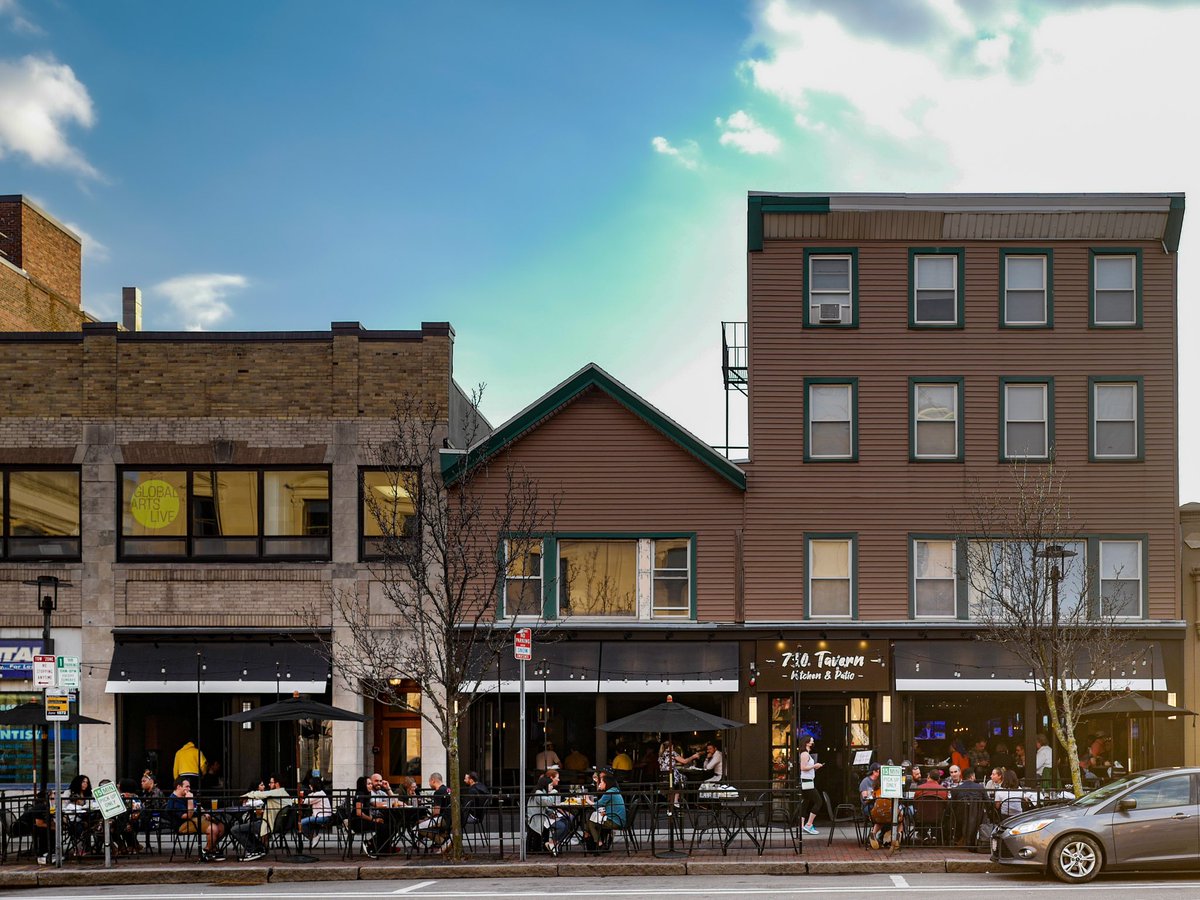 Great to see the return of outdoor dining in the square. <a href="/730MassAve/">730 Tavern Kitchen & Patio</a> looked great around sunset yesterday!