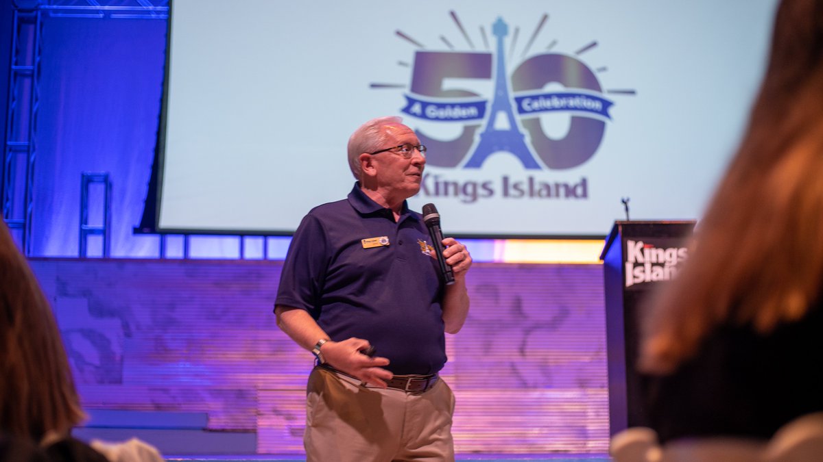 KingsIslandJobs's tweet photo. "This year will be one of the most memorable years in Kings Island history... and you're a part of it."
Mike Koontz, our Vice President and General Manager encouraged our leaders this morning. #LeadershipSummit #KingsIsland https://t.co/dpq8b7cLNa