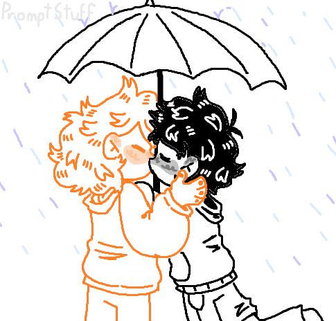 PromptStuff's tweet photo. kel drank rain water earlier  #omorisuntan https://t.co/P5eX6IMsxK