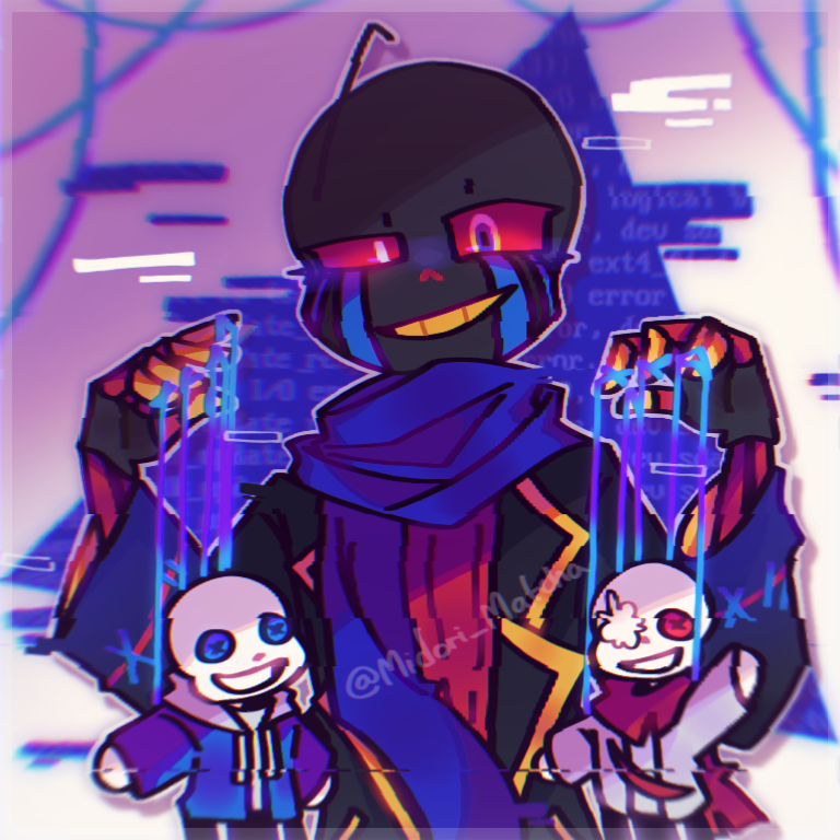 🍵💚 MIDORIMATCHA💚🍵 on X: Tried drawing Horror!Sans today! (Why did I  put in so many colors hdjdhdjfh-) #horrortale #horrorsans #undertale  #undertaleAU #sans  / X