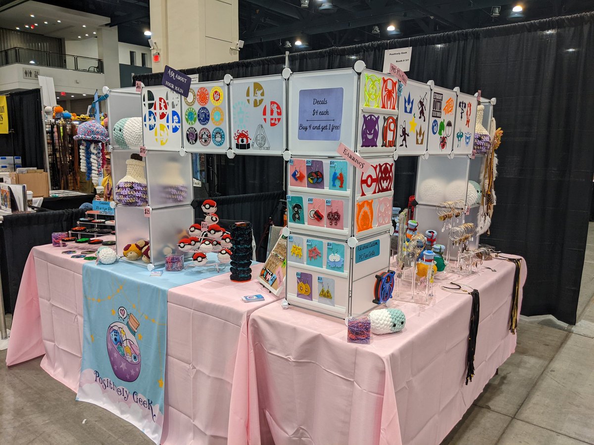 Positivelygeek_'s tweet photo. We are out here at @PlaythroughGC this weekend! Hope to see everyone ❤️ https://t.co/4iCqLccyWd