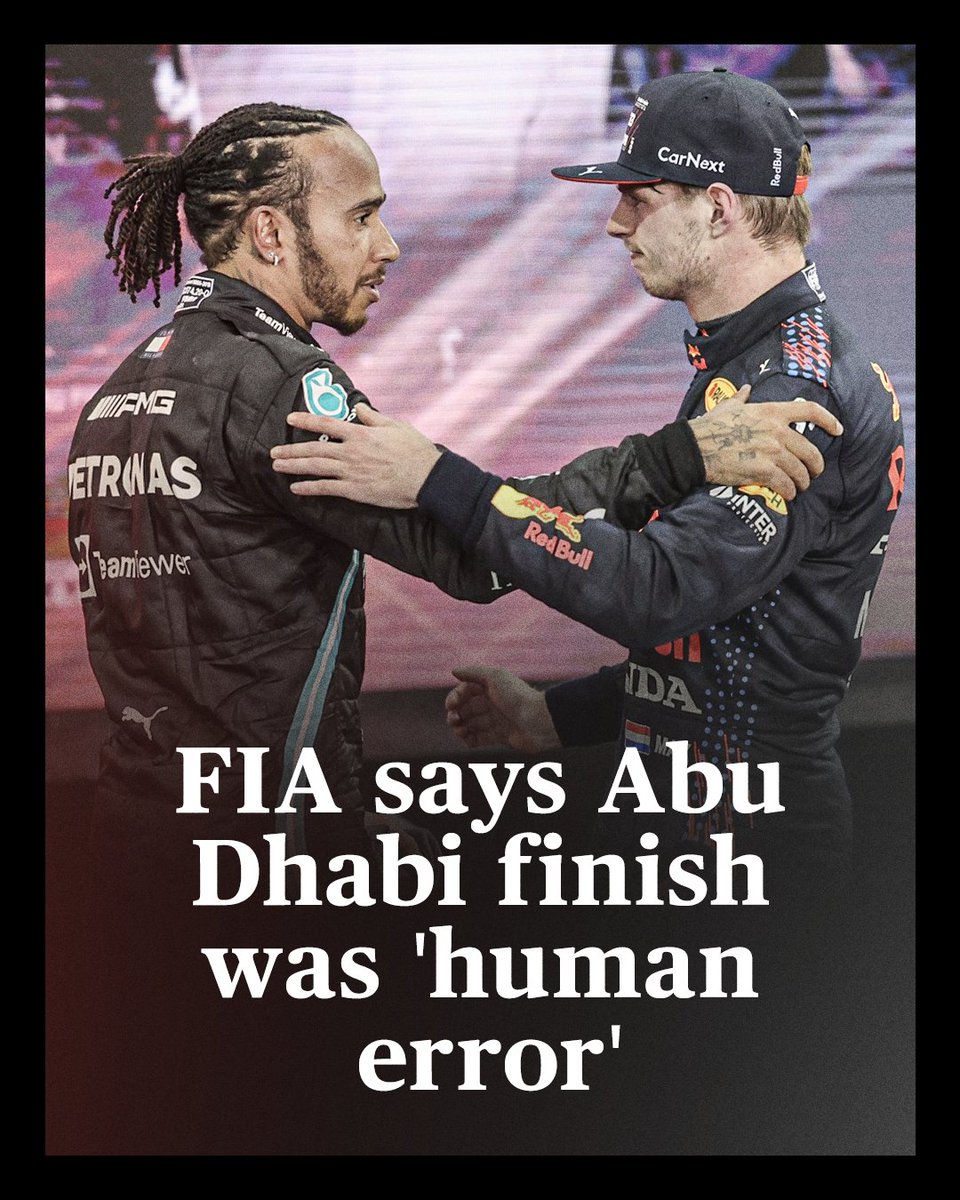 ESPNF1's tweet photo. The FIA has said "human error" contributed to the controversial finish at in Abu Dhabi but insisted former Michael Masi acted in good faith throughout 👀 https://t.co/uuVKT4YpRf