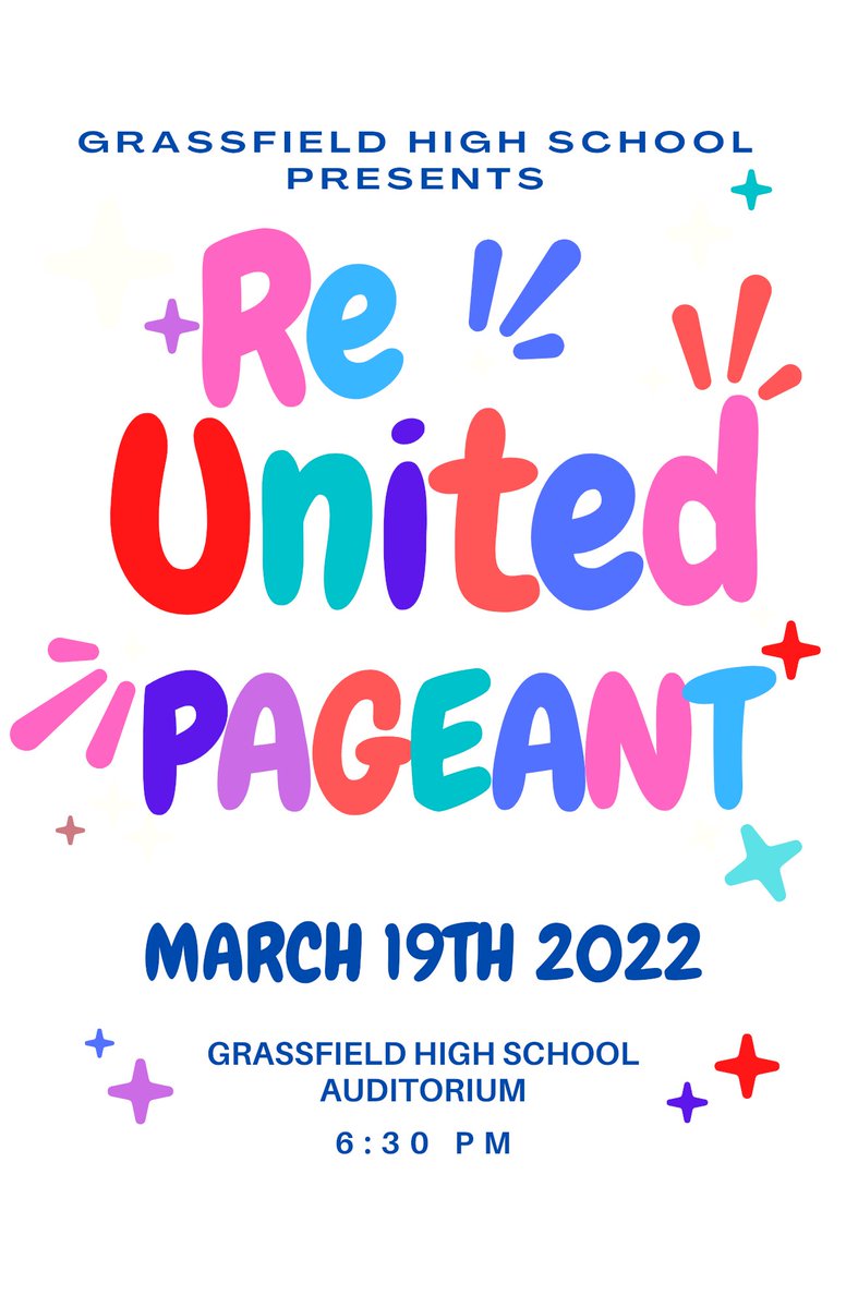 mathapeake's tweet photo. Pageant day has arrived! I can't wait to celebrate the 12 amazing and talented Grizzlies vying for the titles of Miss and Mr. Grassfield! Go Grizzlies! ❤🐻💙 https://t.co/Y4YFMlTtOj
