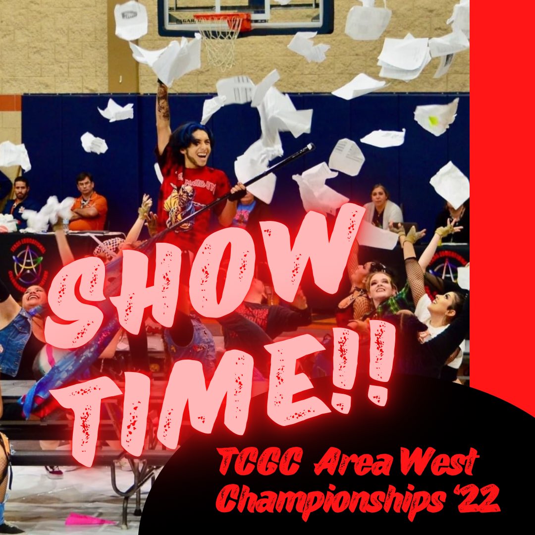WCChargerCG's tweet photo. Scholastic National A Division, 
Performance time at 3:43pm https://t.co/dwZX4Dp7zM