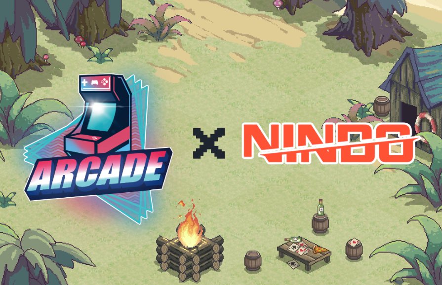 Nindo x Arcade Collab 3 x @Arcadedotinc Whitelist Spot!! We are happy to join Arcade! 1. Follow @Arcadedotinc, @nindonft 2. Join Nondo: discord.gg/nindonft 3. Join Arcade: discord.gg/arcadedotinc 4. Like, RT & Tag 3 Friends 48 hours🔥 #NFT #NFTGiveaway #Whitelist #GameFi