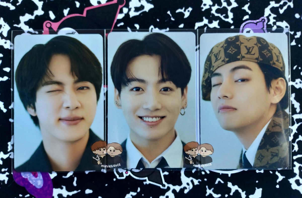 miniehauls's tweet photo. ~ #miniehauls γ
taejinkook finally arrived!! thank you so much @jkkhaul for packing them safely and for the cute freebies <3 'til next time po~ stay safe π€
#kookminproofs β‘ https://t.co/0k75eTShmm