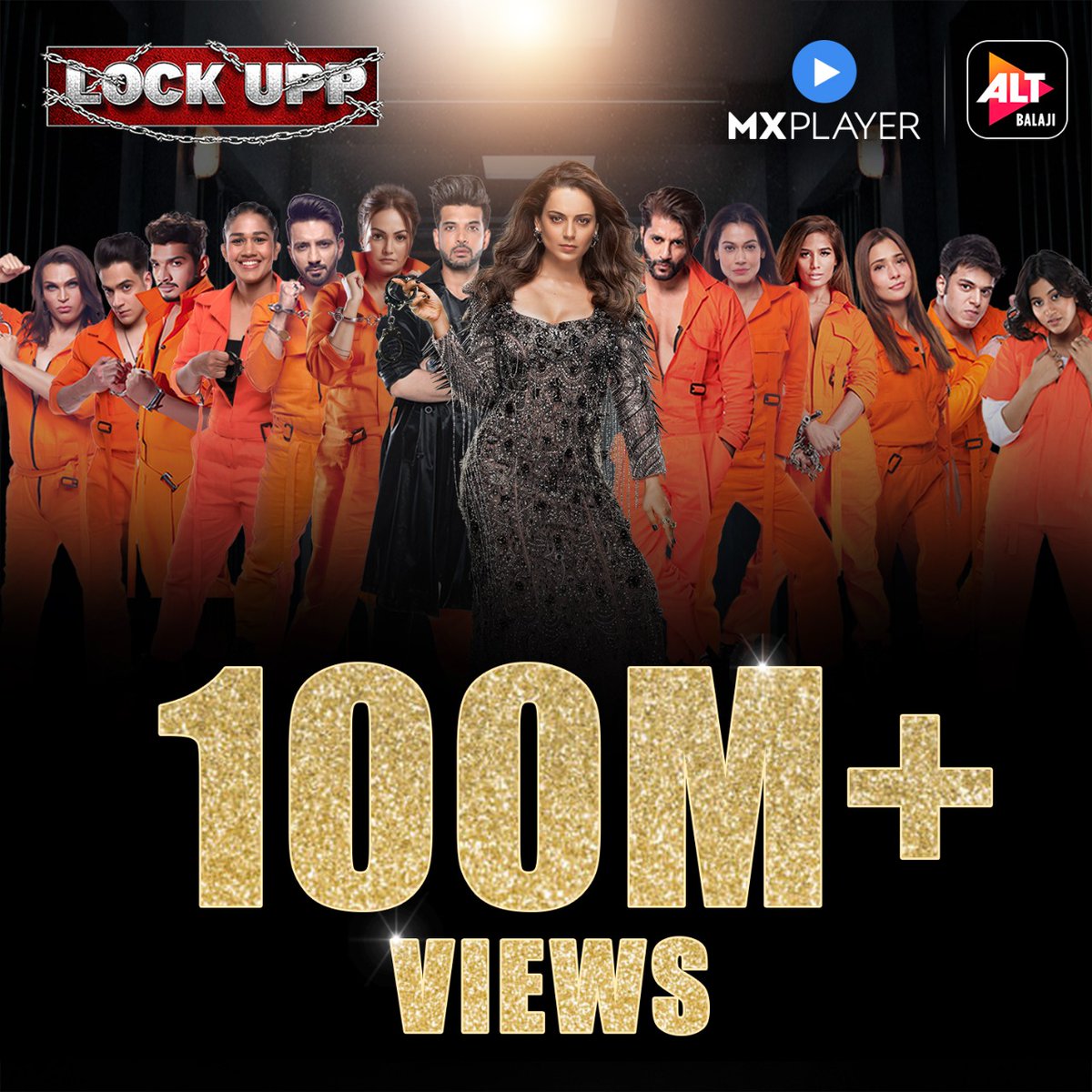 sidkannan's tweet photo. Woah! #KanganaRanaut has rocked on OTT too. Her atyachari khel has touched 100mn views and is loved by the audience! Have you checked out #lockupp yet?
#LockUppWithKangana #LockUppGame #LockUppWithRealityTak #lockuppwithkarankundrra @altbalaji @MXPlayer @KVBohra @iPoonampandey https://t.co/i13tfsk3aS