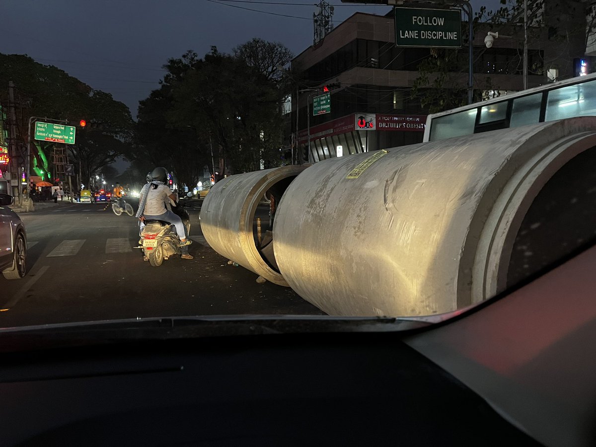 Heights of corruption at @BBMPCOMM @BBMPAdmn and <a href="/CMofKarnataka/">CM of Karnataka</a> needs to intervene. This road in Koramangala was laid 8 weeks back and and now you have these pipes again . Please spread the message <a href="/ChapmanLizzie/">Lizzie Chapman</a> <a href="/amitsomani/">Amit Somani ♫</a> <a href="/rahul610/">Rahul Agarwal</a> <a href="/sriknata/">Srikanth Natarajan</a> <a href="/kedarthakar/">Kedar Thakar</a> <a href="/TheSwamy/">Sanjay Swamy (theswamy)</a>