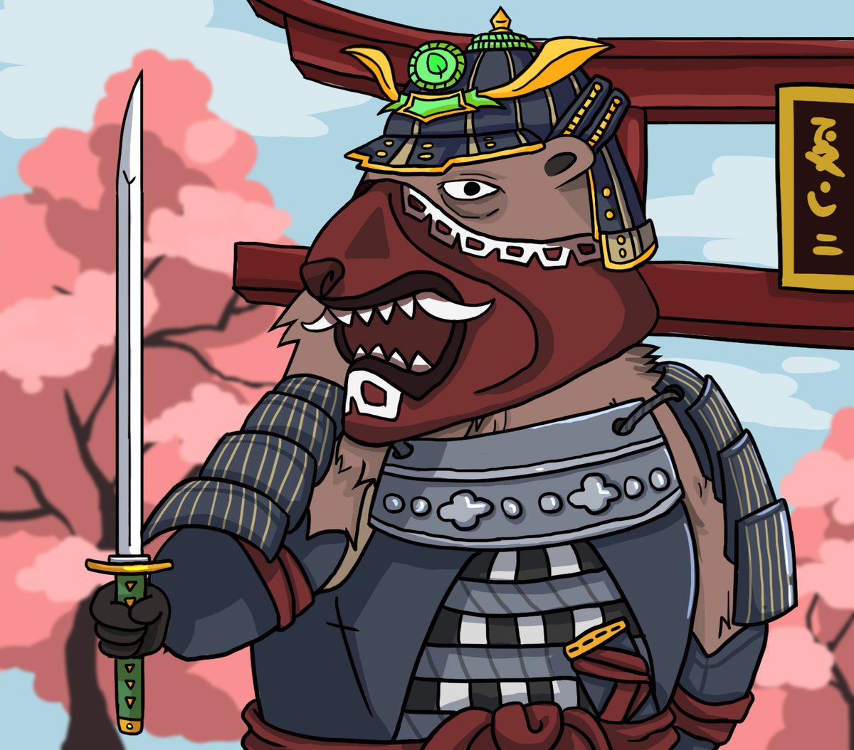 MarmotsWizard's tweet photo. Marmot Samurai🌱
✔️Plz Rt🔁  like❤️ follow 
@MarmotsWizard
It will be my motivation to create in chia🌱🌱
Join us on Discord! https://t.co/85ydKlvevF
#NFT #chia #xch #Samurai 
翻譯推文 https://t.co/IU5hoZjMUD