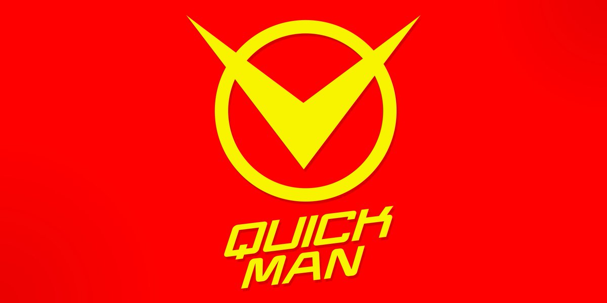EFEXTEX's tweet image. Quickman - The Flash Logo Parody
#megaman #quickman #Rockman #ロックマン #Capcom