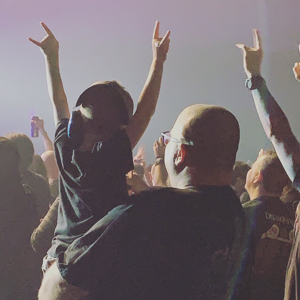 Jennifer Mitchell (@jenemitchell) on Twitter photo My husband took our 5 year old to see <a href="/dreamtheaternet/">Dream Theater</a> last night. He had the most amazing time and this sweet lady behind them snapped this picture. The fans around them were apparently excited to see that my husband was “raising him right.” #metalhead My husband took our 5 year old to see <a href="/dreamtheaternet/">Dream Theater</a> last night. He had the most amazing time and this sweet lady behind them snapped this picture. The fans around them were apparently excited to see that my husband was “raising him right.” #metalhead
