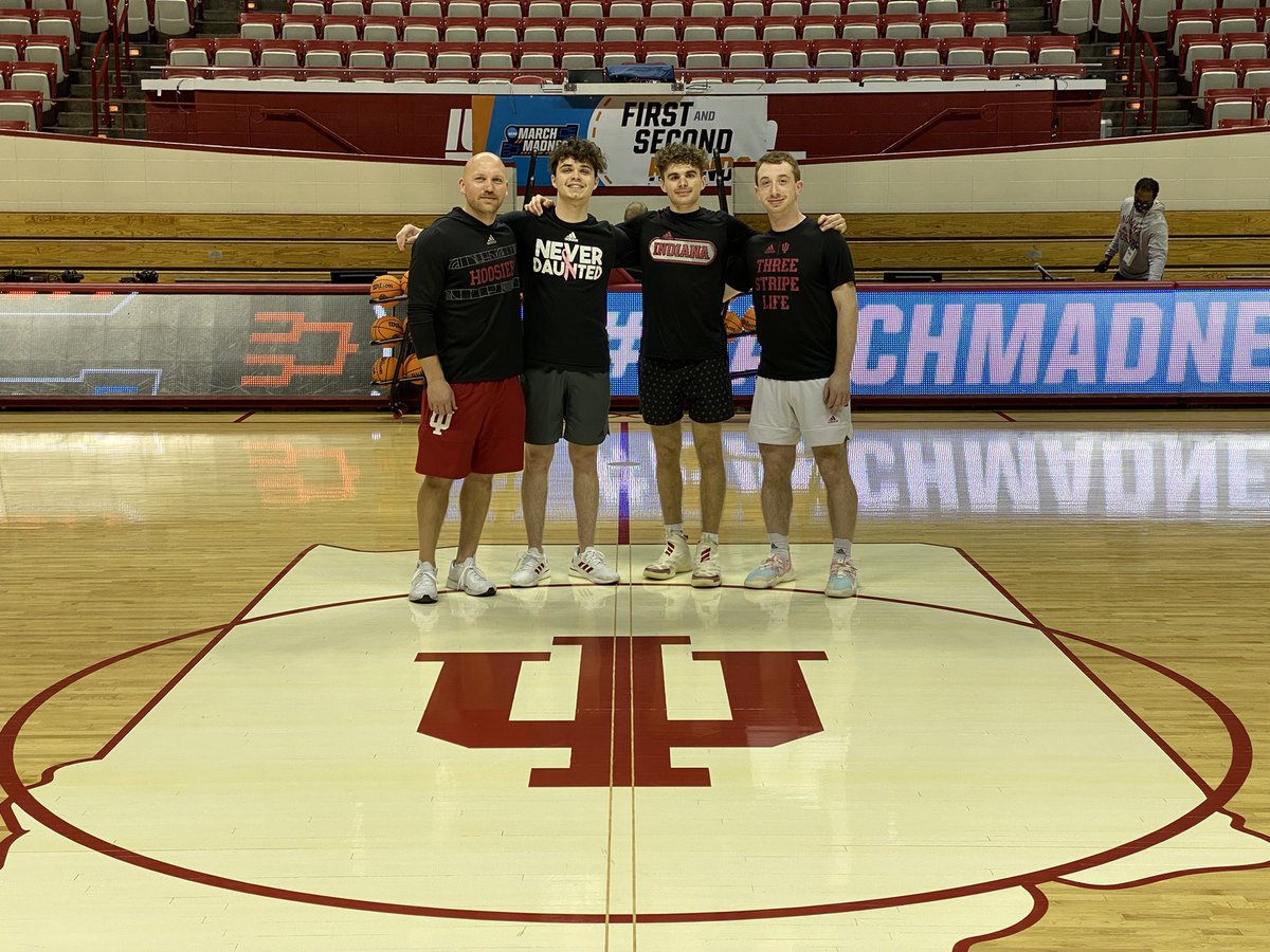 IUWBBManagers's tweet photo. Let the games begin - Tune in as we take on @CharlotteWBB at 1:30 on ESPN2 #StacheUp #DoTheWork https://t.co/dVMxFyB3jd