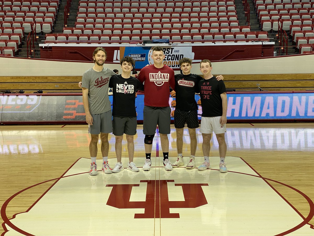 IUWBBManagers's tweet photo. Let the games begin - Tune in as we take on @CharlotteWBB at 1:30 on ESPN2 #StacheUp #DoTheWork https://t.co/dVMxFyB3jd