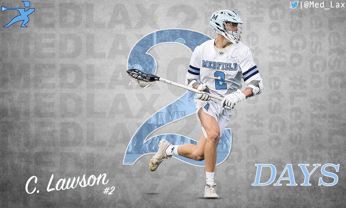 Med_Lax's tweet photo. 2 days...featuring Sr. midfielder @CalebLawson24  #LetsGo #MedLax #Lacrosse 🥍                   @BConn63 https://t.co/9GUy6YPFCG