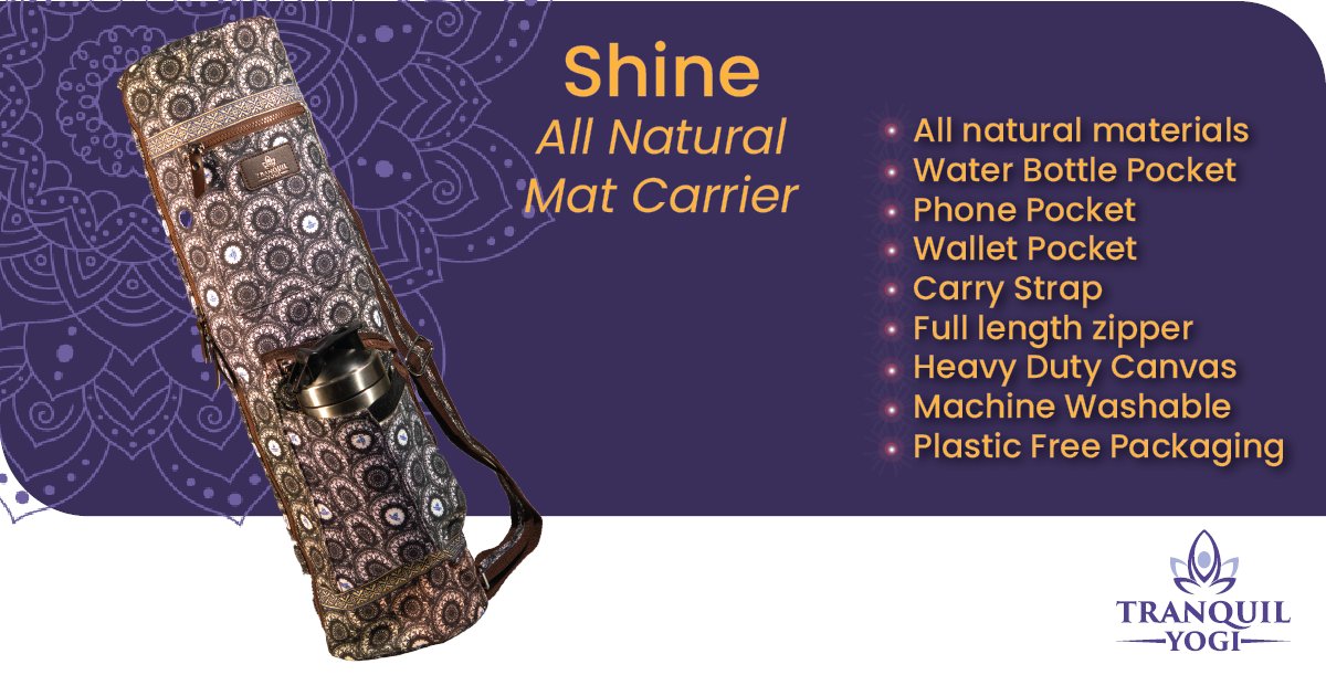 tranquil_yogi's tweet photo. Never let your mat unravel on your way to class again. The large zippered closure makes mat access and storage easy and has space for your wallet, keys, phone, ID, mat, straps and a change of clothes. #yoga #yogamat #yogabag #ecoproducts #yogaaccessories #yogagifts #gift #yogi https://t.co/vCshjtiGD6