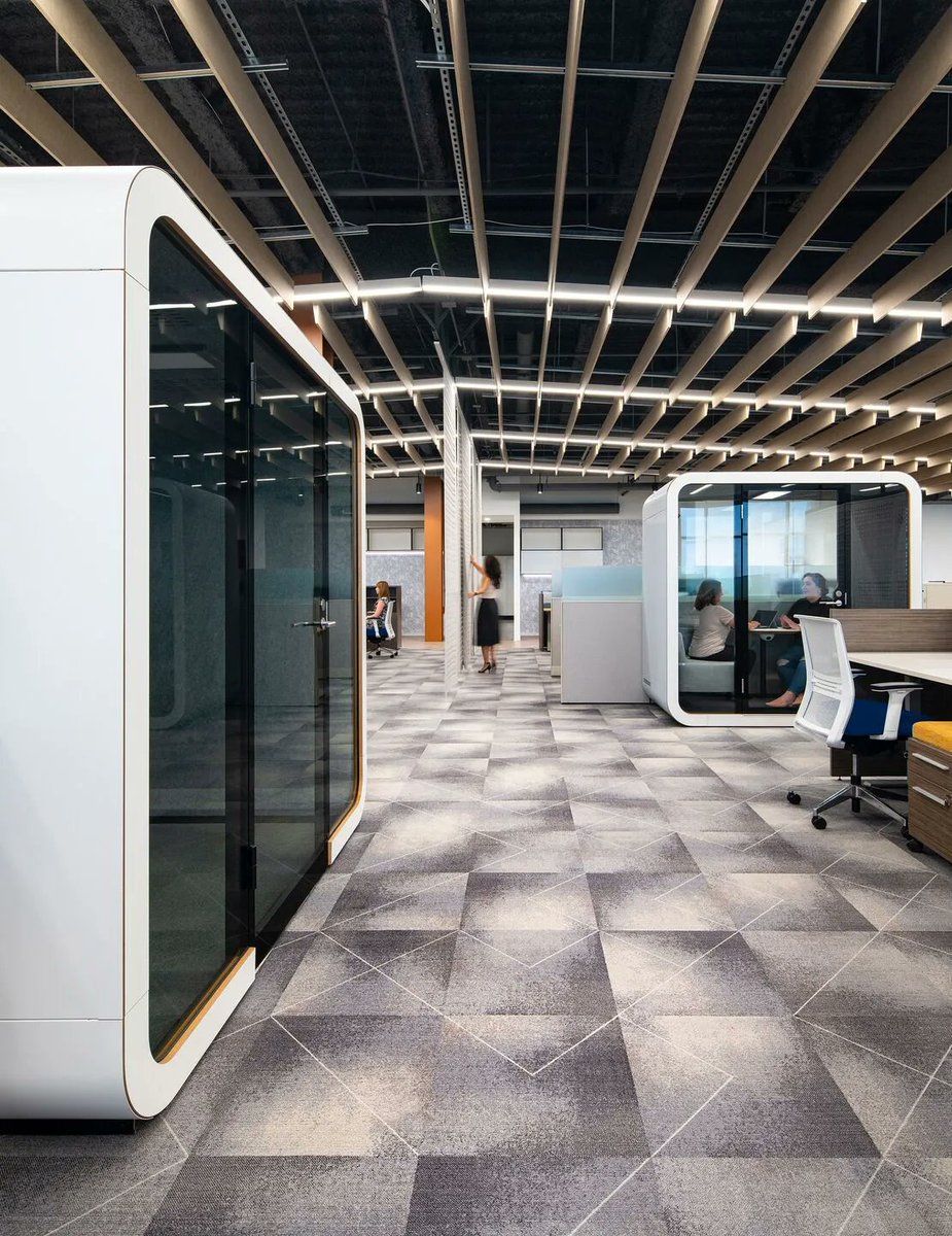 Archello's tweet photo. Framery @frameryfinland Q specified by FOX Architects for the Moi 
https://t.co/0F1jjwx0BT https://t.co/yvCD9RDxCQ