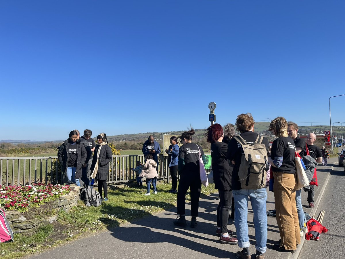 Coumilah01's tweet photo. Tis a great day to say no to racist border ✊🏾
@nwmforum @BelfastEnd @CAJNi @AmnestyNI #commontravelarea https://t.co/lBJTwlWoAW