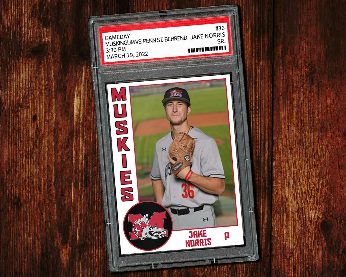 FightingMuskies's tweet photo. 🚨Home Opener🚨
⚾️@MuskieBaseball_⚾️
🆚: Penn St.-Behrend
⏰: 3:30 PM
📍: Mose Morehead Field
📸: #36 Jake Norris - Sr.
📊: https://t.co/YwqOcjdyzk
📺: https://t.co/Xio5uCWEw8
#DefendTheM @brandonhannahs @WHIZscores @Orbit907Sports @OHAthleticConf https://t.co/P1ZlD8jAWp