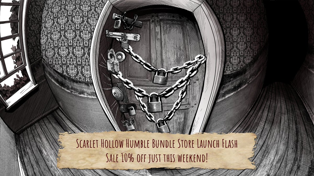 blacktabbygames's tweet photo. Miss Scarlet Hollow Episode 3's launch discount? Blown away by the spooks and have been waiting for the next sale to gift a copy to a friend?

We've just got our page up and running on Humble Bundle, and are running a special flash sale just for this weekend! https://t.co/fddcQLnsLb