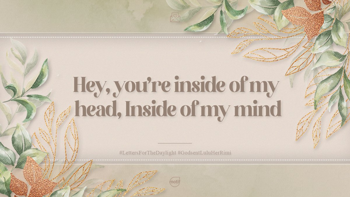O31922's tweet photo. ⠀

                . • ✧ . ° .• °:. *₊ ° . ✧

            LETTERS for a LIFETIME

                         Song #6

               ━━━━━━━━━

             #LettersForTheDaylight  
              #GodsentLuluHerRimi 

⠀ https://t.co/9dbuH9Lw3u