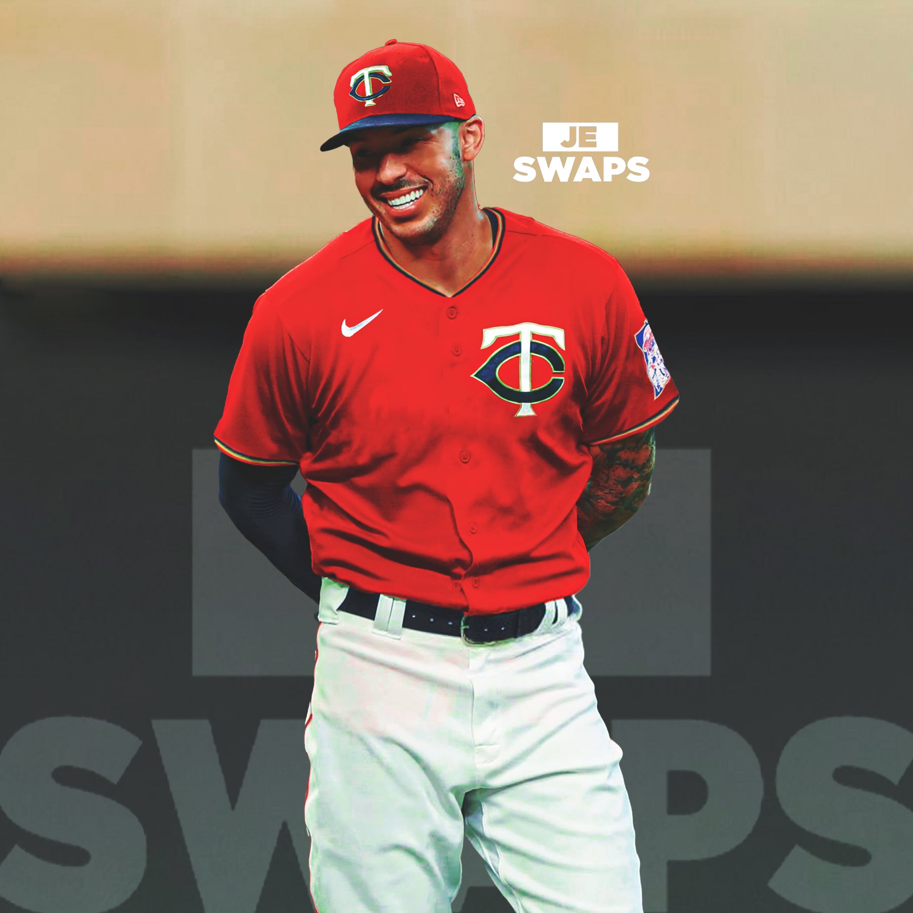 twins red uniforms