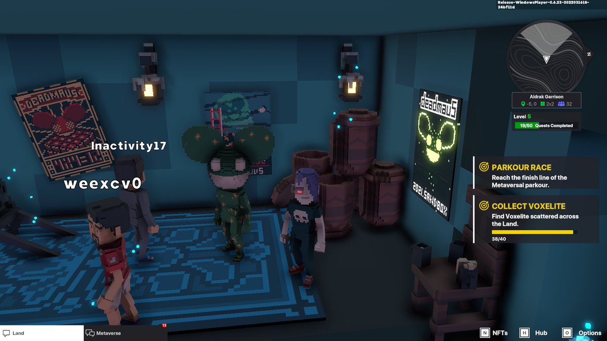 BoomTanetX's tweet photo. @TheSandboxGame @deadmau5 I just participated in the daily #SandboxAlphaS2Contest for a chance to earn up to 1,000 $SAND! Starting March 17 - Selfie with Deadmau5. Check out my screenshot below!
👇 #SandboxAlphaS2 https://t.co/E33qTAexvv