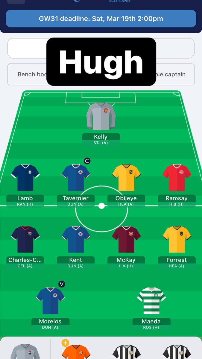 HoofballPod's tweet photo. We may have been so busy this week we couldnโt find time to record. But we found time to do our GW31 @FantasyScotland teams!
Good luck to everyone this week ๐ด๓ ง๓ ข๓ ณ๓ ฃ๓ ด๓ ฟโฝ๏ธ
#FFS #FantasyScotland https://t.co/nIDUxIWVoA