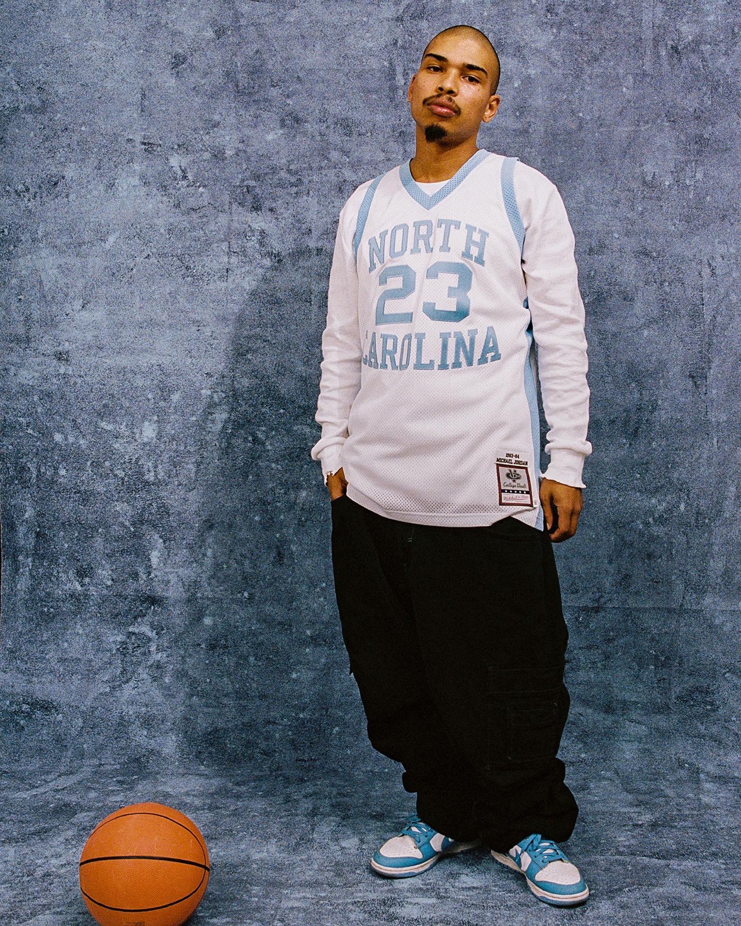 Men's Mitchell & Ness Michael Jordan Carolina Blue North Carolina