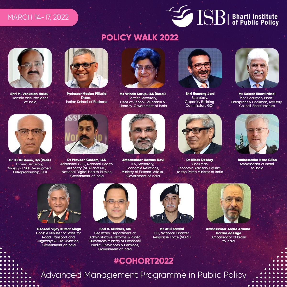 aarushi1's tweet photo. Understanding #policy issues from stalwarts, warm reception across policy corridors, invigorating discussions on imperative aspects, supplemented with peer interactions and alumni meet- an experience for a lifetime for our participants - Policy Walk 2022 for #AMPPP had it all! https://t.co/zOEItI1bNp