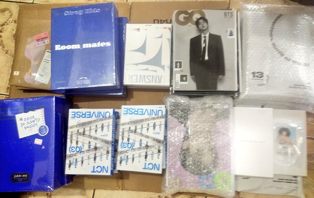 KStanShopPH's tweet photo. #KStanShopUpdates
ARRIVED IN PH❗❗❗
Few items arrived in our ph address today😊 We'll give links to those na avail na after packing uli~ Thank you so much po🥰
- Loona SG
- SKZ SG
- Enhy Answer
- SMCU (no posters pa)
- BTS Vogue (few uli)
- SVT SG https://t.co/D4WKUM4Vmf