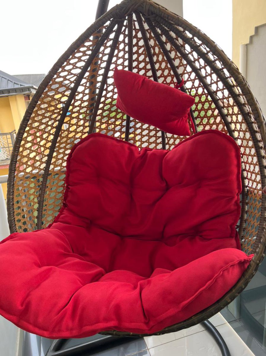 Comfortable swinging #hammock chair for sale. Very strong and good for relaxing both indoors and outdoors.

Price 120,000. Negotiable.
Location is Lagos.