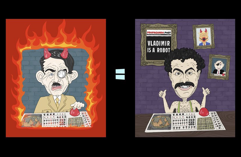 sammortz's tweet photo. Have you heard about our #antiwar NFT project https://t.co/mmOQHSrLjU 25% of profits going to #Ukraine charity.

Get 1/1 baddie with the option to burn baddie to get a 1/1 Borat! 

Every Borat has secret detonation code where you could win super rare Queen

#nowar #nft #NFTdrop https://t.co/knyxSlShno