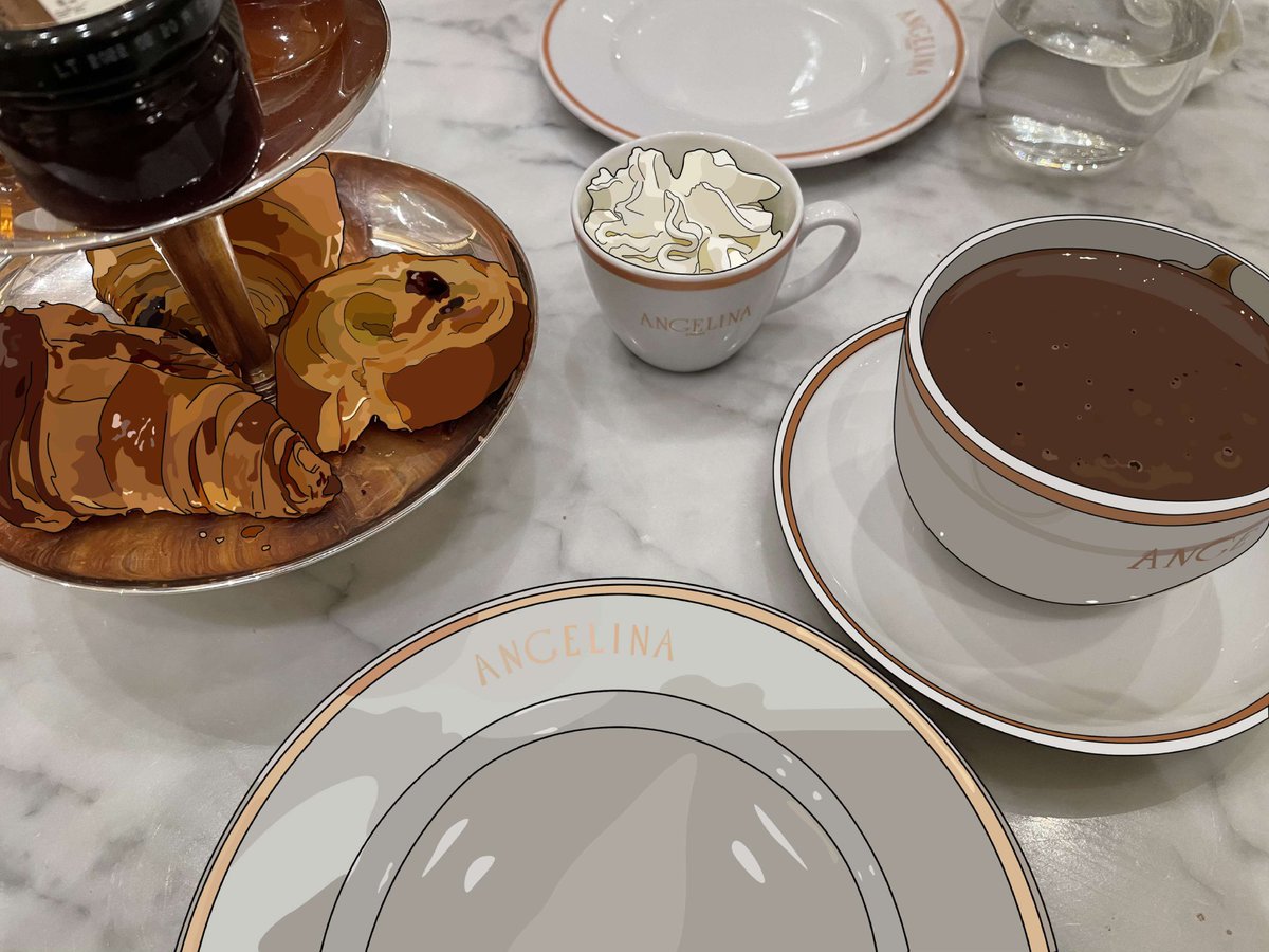 digimelon1's tweet photo. Excited to announce Breakfast at Angelina's now up on @rarible for 3.5 ETH 1/1. Creating the croissants were challenging but very fun and they turned out amazing. #NFTs #NFTdrop https://t.co/DamG9msv0G