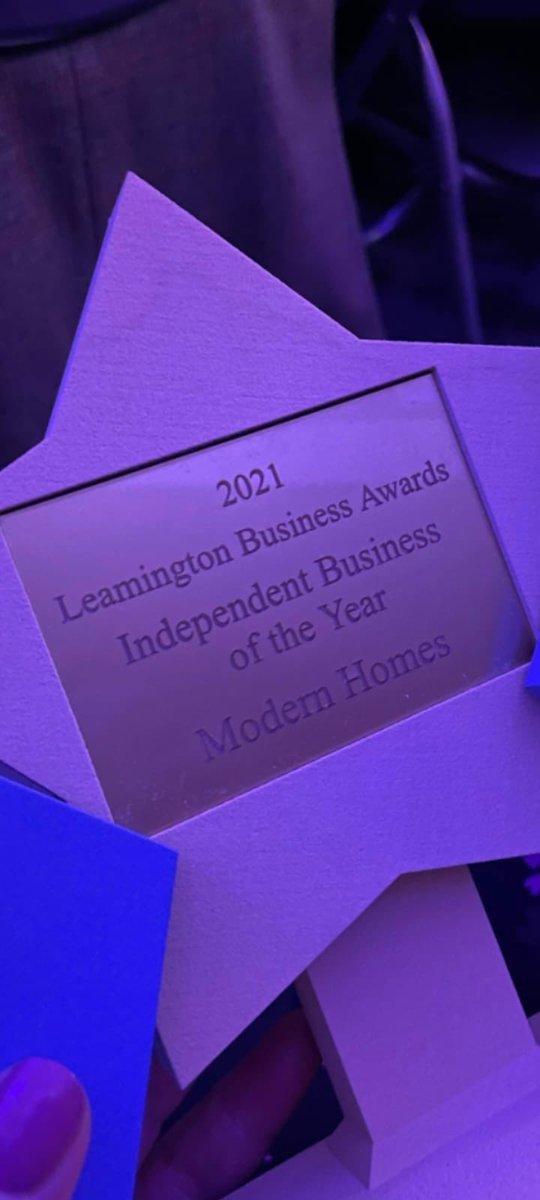 Thrilled to receive this at the <a href="/LeamBizAwards/">Leam Business Awards</a> last night ! Many thanks to anyone who has helped and supported us in any way ! And makes us very happy after a tricky couple of years !