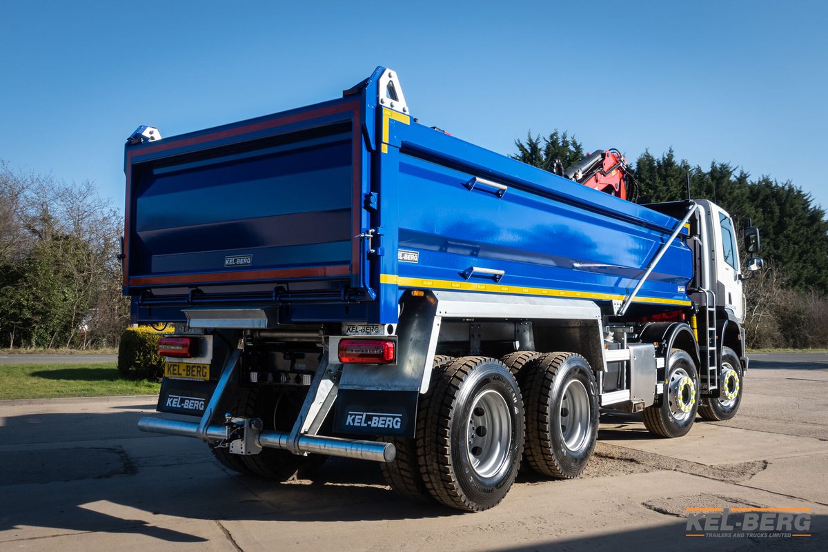 Dare Utilities Ltd are a #Dawlish-based #Utilities #Reinstatement contractor operating in both Devon and Cornwall. Their latest addition, a #DAF C450 8x4 manual chassis c/w #kelberg Grab install.

Thanks to Phillip for choosing Kel-Berg. We appreciate your business.