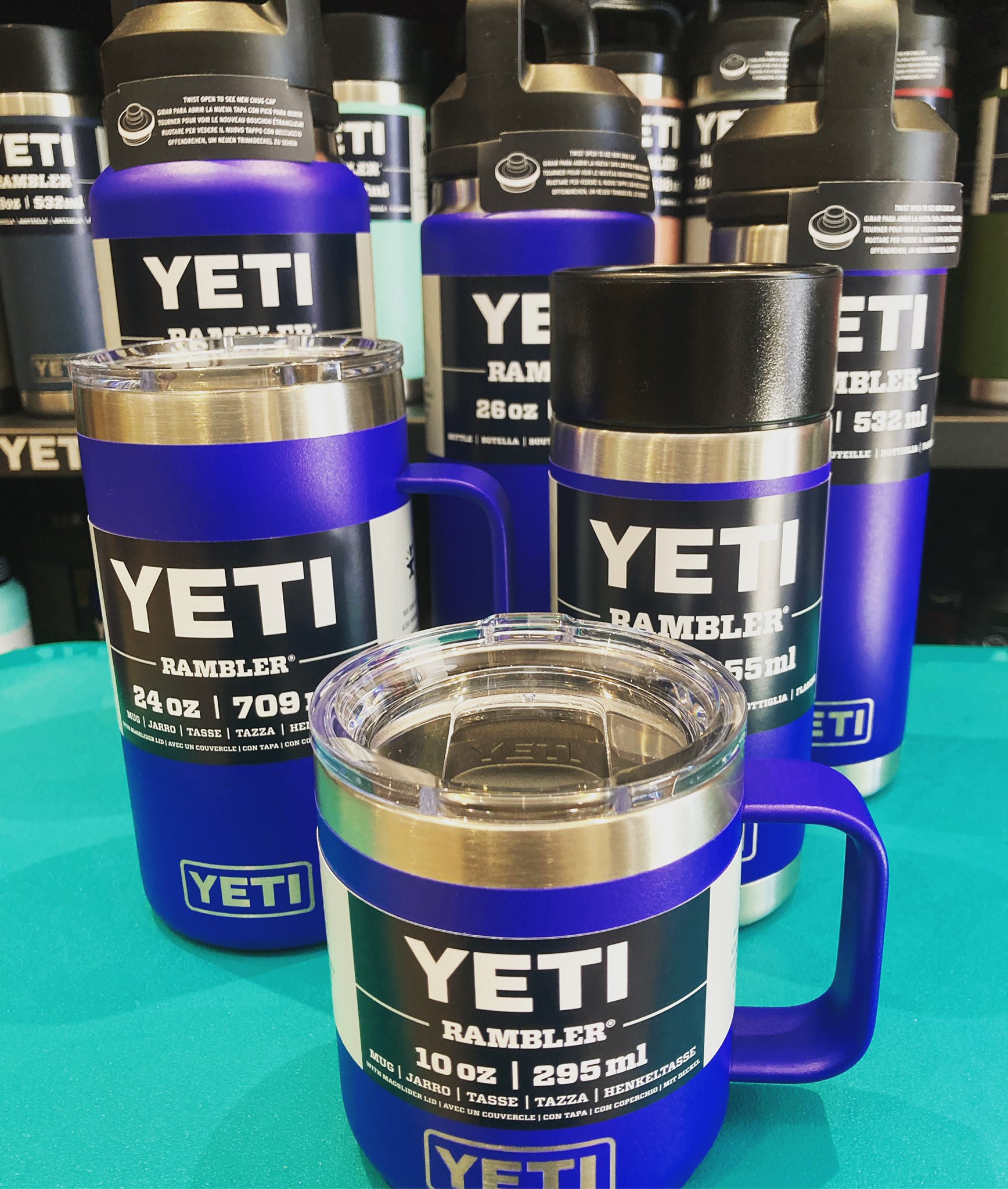 Yeti - 14 oz Rambler Mug with Magslider Lid Offshore Blue