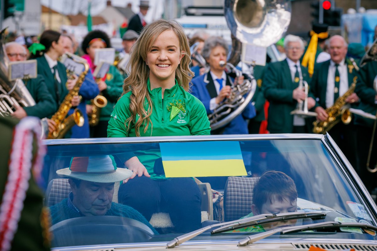 _MaryFitzG's tweet photo. Honoured to be Grand Marshall for Kilkenny's 2022 St. Patrick's Day Parade! An amazing day! 💚☘️🇮🇪

@stpatrickskk https://t.co/ftLAIBh3Ah