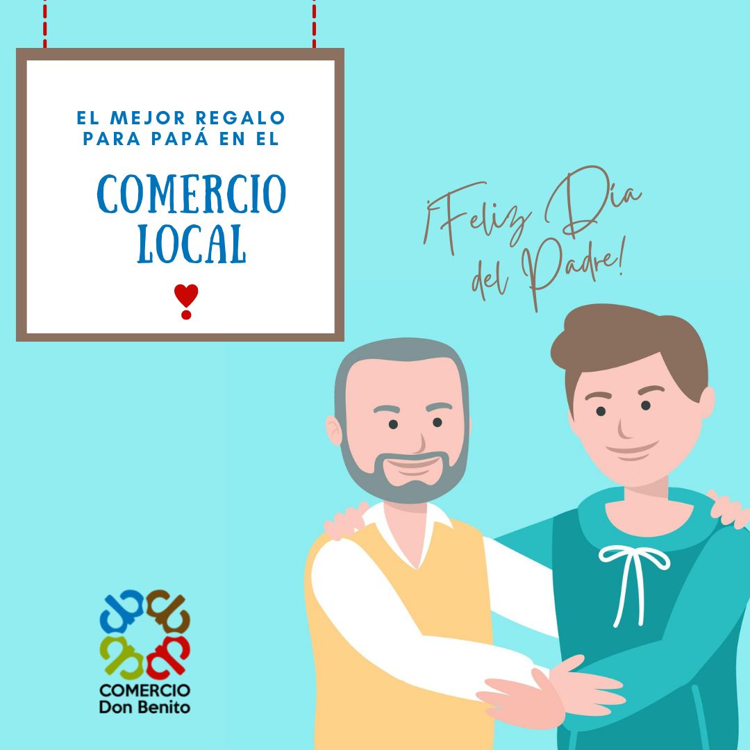 👨‍👧‍👦❤️ FELIZ DÍA DEL PADRE

🛍️ MERCADILLO
🥰 Salgamos a celebrar el DÍA DEL PADRE
EL COMERCIO DON BENITO SALES LA CALLE
📅 SÁBADO 19 MARZO