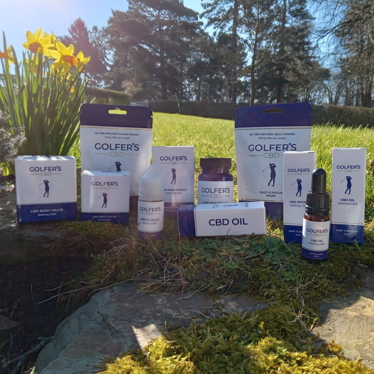 Golfers CBD tweet media