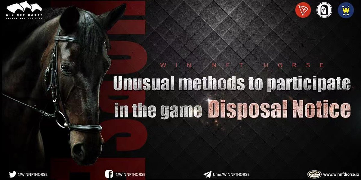 WINNFTHORSE's tweet photo. ‼️Due to reports from a large number of community users, some players in the game benefited from abnormal methods. 

🥊 After investigation by the supervisory department, we decided to attend to these accounts with abnormal data as follows:

https://t.co/YKqnvo1vfk https://t.co/5OC7NsA3eo