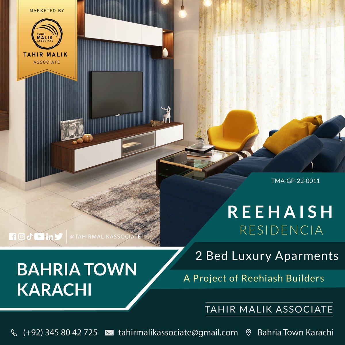 TMAssociate's tweet image. Book your Luxury Apartments Now!

 #TahirMalikAssociate #BahriaTown #bahriatownkarachi #luxuryapartment #SaAaiN #apnaghar #LivingCommunity #AmazingViews #Karachi #luxurylifestyle
