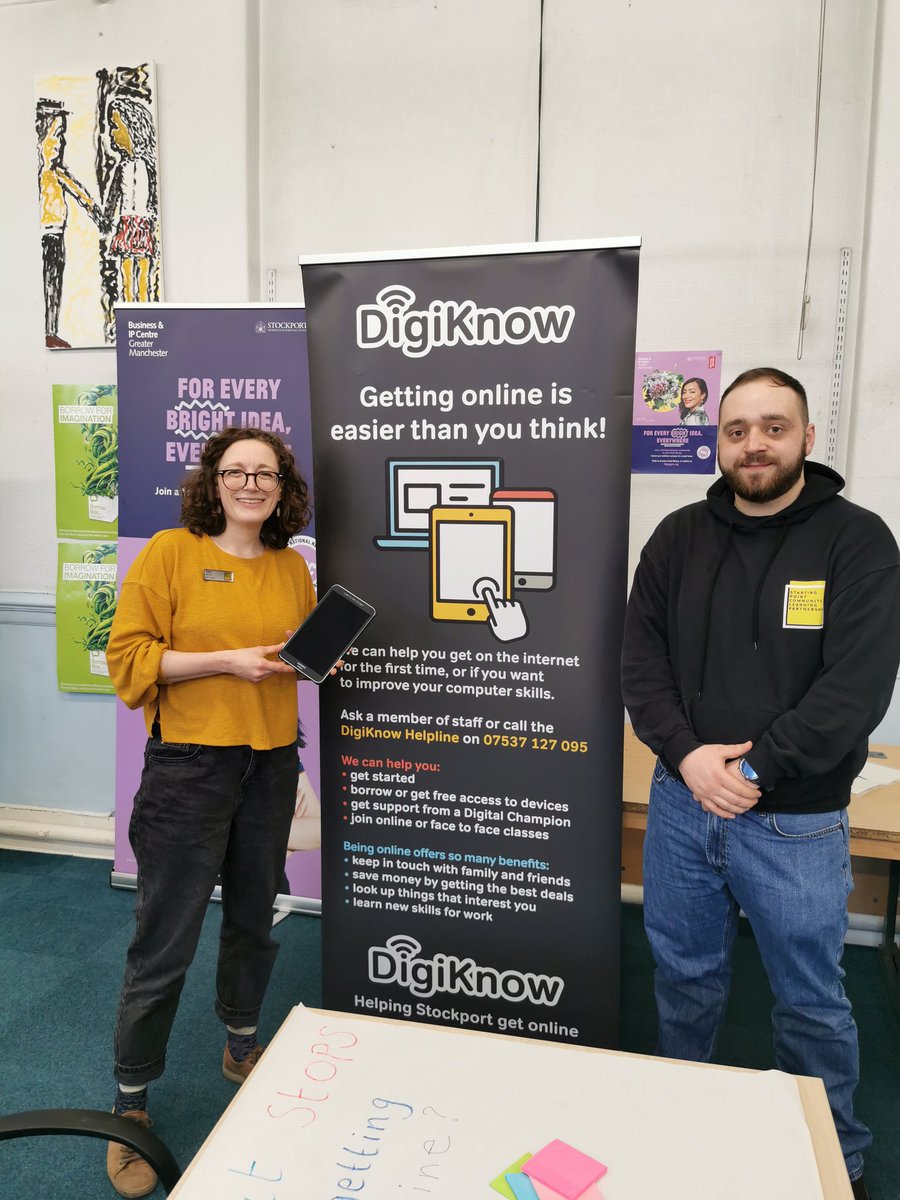 Is the cost of data stopping you from getting online? Visit us at the Spendwell Fair today, 10am to 2pm, upstairs at Central library Stockport. <a href="/Sector3SK/">Sector 3 - Stockport</a> <a href="/startpointsk6/">Starting Point SocEnt 🧡</a>