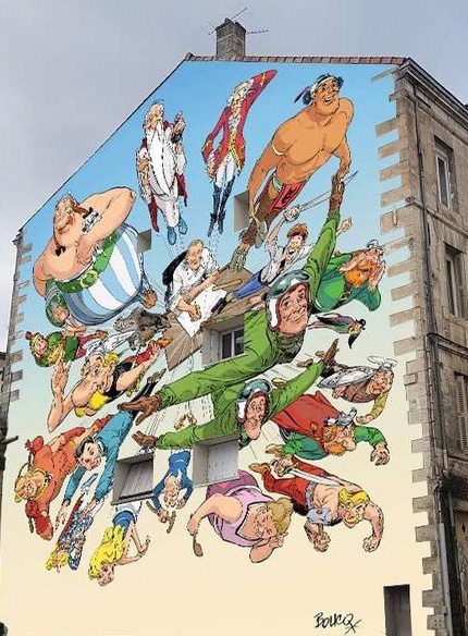 Pifofficiel's tweet photo. Splendide ‼️
@VilleAngouleme a rendu un magnifique hommage à #Goscinny par #Catel à la une du HS #Pif Paf Pop Culture mais à quelques encablures s’est dotée d’une magnifique fresque hommage à #Uderzo par #Boucq 😻
Le bonheur ❤️
https://t.co/oz6w3vzHHk
#FIBD2022 @bdangouleme https://t.co/KBBTt8BnaS