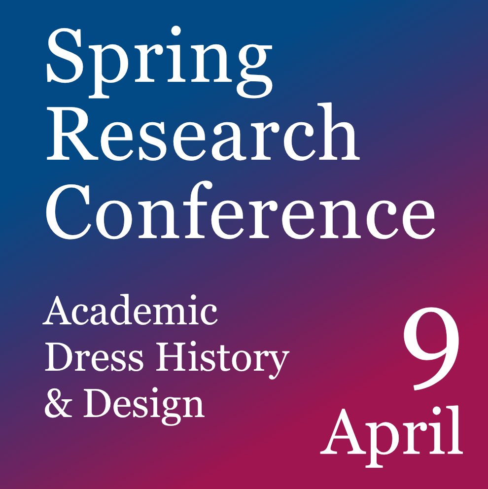 🚨 Spring Conference!

🎓 A day of talks on academic dress history, design and ceremonial 

📅 Sat 9 April
🏢 Deloitte LLP, London
🎟️ £18. £15 for Society members 

Full details eventbrite.com/e/292097510517