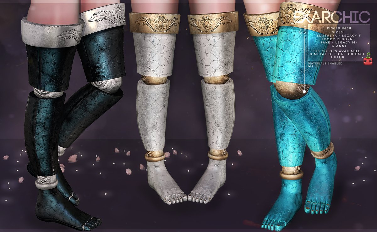 [Cubic Cherry] {Exarchic} legs GIVEAWAY
• follow this account
• like and retweet this tweet
• comment with your Iw name
6 winner will be chosen and will get a fatpack of my {Exarchic} legs, coming soon at ENGINE ROOM
you have till the end of the 20th to enter♥