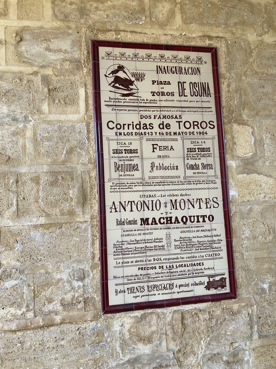 Me encantaría ver por aquí muchos vecinos de Osuna para que conozcan mi historia y visiten mi Museo Taurino, es gratis y seguro que os sorprenderá, animaros!!!!
#osunaestaurina #torososuna #turismoosuna #juegotronososuna