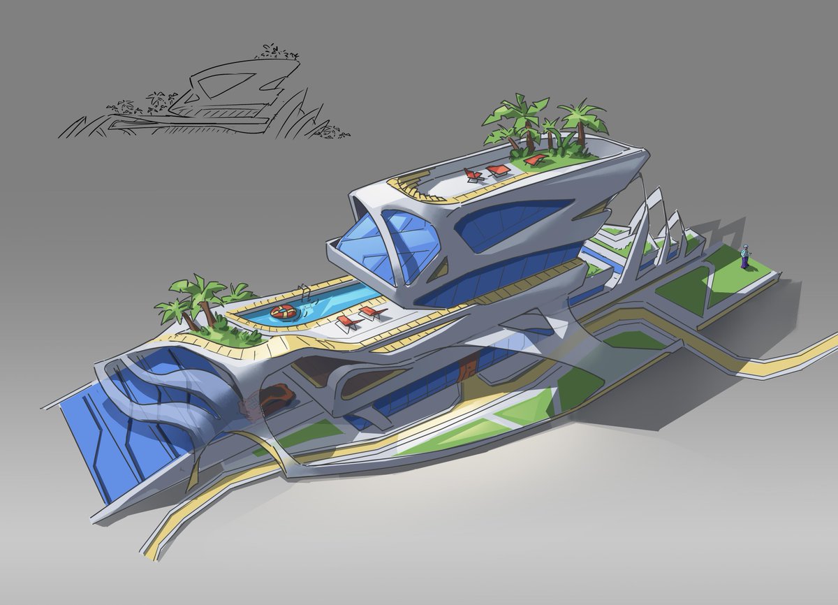 TheMaxLegend's tweet photo. Some Residence Design for @metalegendsnft 
Meta Life will be the best Metaverse to chill in. 

I'm not excited by piles of pixels but by beautiful things and amazing experiences!

See you in my Celestial House! 
#MetaLife #MetaLegends https://t.co/g2NH47I1tA